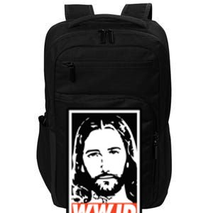 WWJD What Would Jesus Do Poster Design Impact Tech Backpack