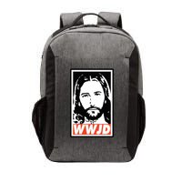 WWJD What Would Jesus Do Poster Design Vector Backpack