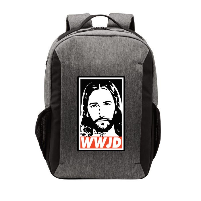 WWJD What Would Jesus Do Poster Design Vector Backpack