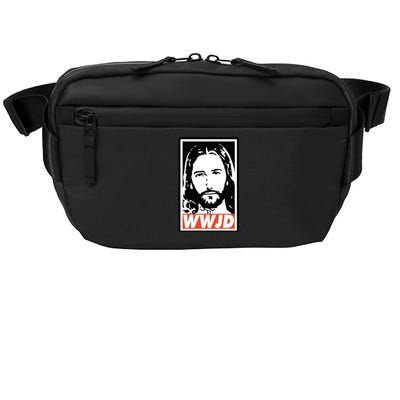 WWJD What Would Jesus Do Poster Design Crossbody Pack