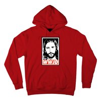 WWJD What Would Jesus Do Poster Design Hoodie