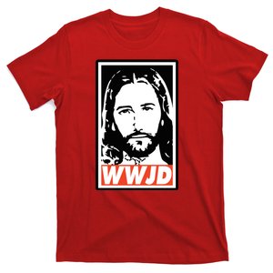 WWJD What Would Jesus Do Poster Design T-Shirt