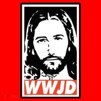 WWJD What Would Jesus Do Poster Design T-Shirt