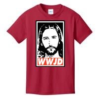 WWJD What Would Jesus Do Poster Design Kids T-Shirt