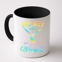 Why Walk When You Can Cartwheel Gymnastic Colorful Mug