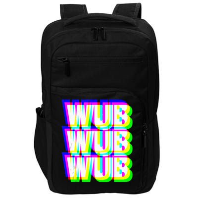 Wub Wub Wub Dubstep Techno Rave EDM Music DJ Festival Raver Impact Tech Backpack