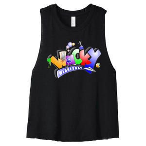 Wacky Wednesday Women's Racerback Cropped Tank