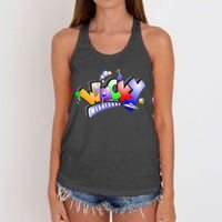 Wacky Wednesday Women's Knotted Racerback Tank