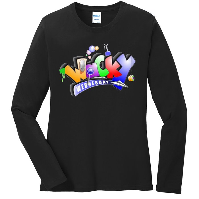 Wacky Wednesday Ladies Long Sleeve Shirt