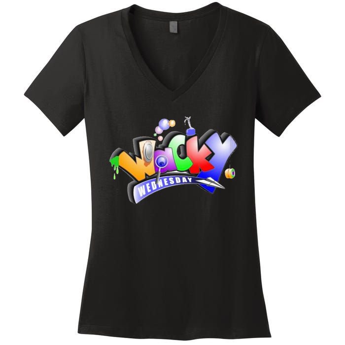 Wacky Wednesday Women's V-Neck T-Shirt