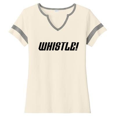 Whistle Whistle Ladies Halftime Notch Neck Tee