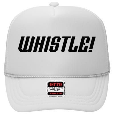 Whistle Whistle High Crown Mesh Back Trucker Hat