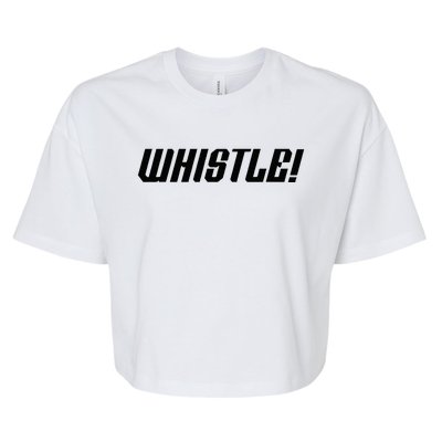 Whistle Whistle Bella+Canvas Jersey Crop Tee