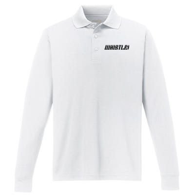 Whistle Whistle Performance Long Sleeve Polo