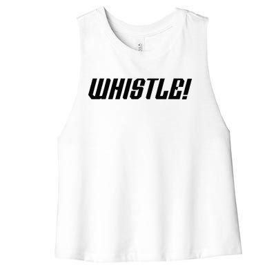 Whistle Whistle Women's Racerback Cropped Tank