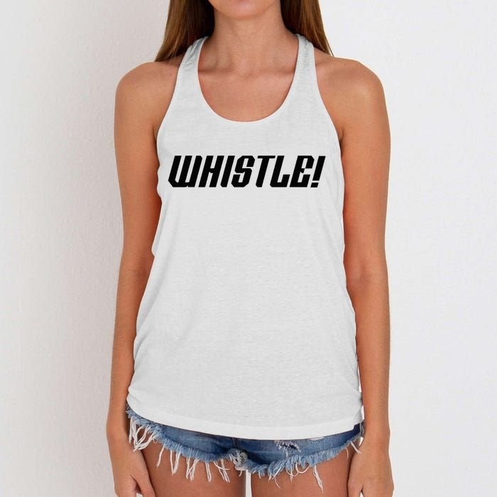 Whistle Whistle Women's Knotted Racerback Tank