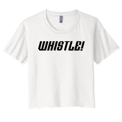 Whistle Whistle Women's Crop Top Tee