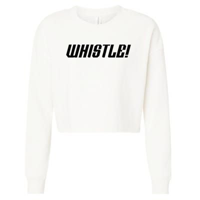 Whistle Whistle Cropped Pullover Crew