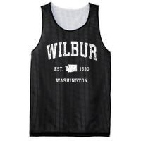 Wilbur Washington Wa Vintage Athletic Mesh Reversible Basketball Jersey Tank