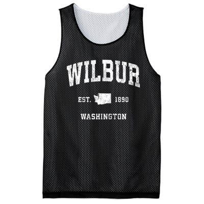 Wilbur Washington Wa Vintage Athletic Mesh Reversible Basketball Jersey Tank