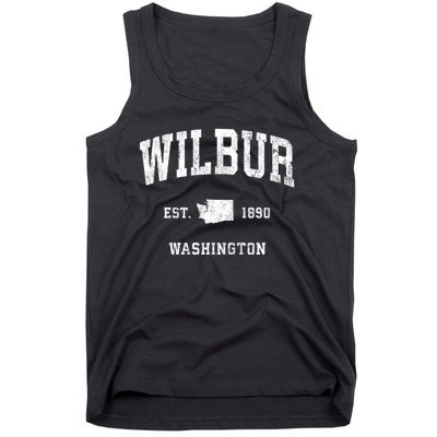 Wilbur Washington Wa Vintage Athletic Tank Top