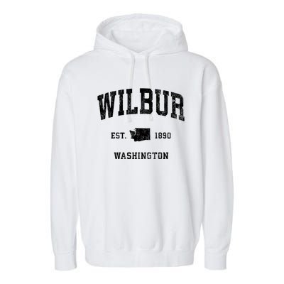 Wilbur Washington Wa Vintage Athletic Garment-Dyed Fleece Hoodie