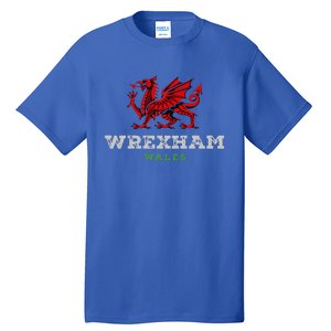 Wrexham Wales Welsh Dragon Flag Tall T-Shirt