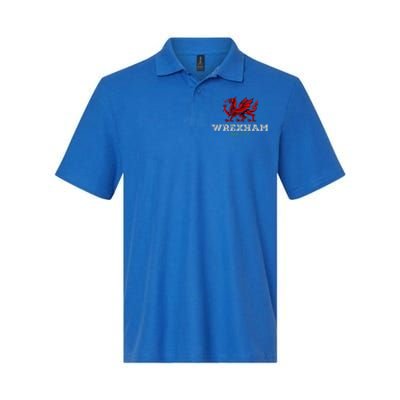 Wrexham Wales Welsh Dragon Flag Softstyle Adult Sport Polo