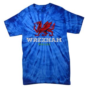 Wrexham Wales Welsh Dragon Flag Tie-Dye T-Shirt