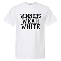 Winners Wear White Color War Camp Team Game Competition Garment-Dyed Heavyweight T-Shirt