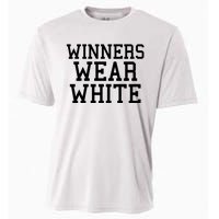 Winners Wear White Color War Camp Team Game Competition Cooling Performance Crew T-Shirt