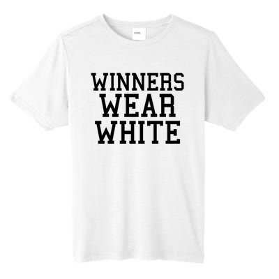 Winners Wear White Color War Camp Team Game Competition Tall Fusion ChromaSoft Performance T-Shirt