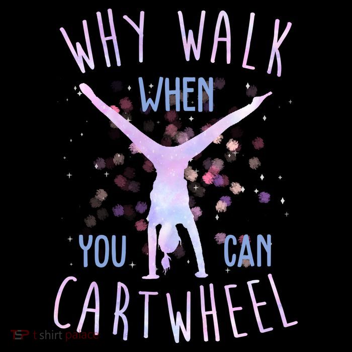 Why Walk When You Can Cartwheel Gymnastic Pom Pom 12in Knit Beanie