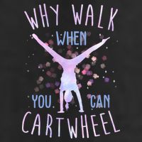 Why Walk When You Can Cartwheel Gymnastic Golf Towel