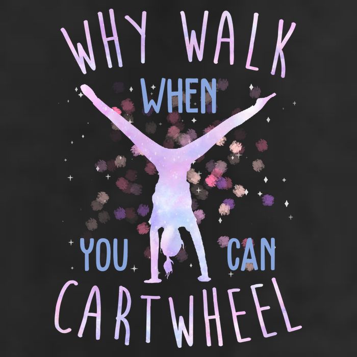 Why Walk When You Can Cartwheel Gymnastic Golf Towel