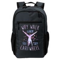 Why Walk When You Can Cartwheel Gymnastic Daily Commute Backpack