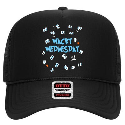 Wacky Wednesday High Crown Mesh Back Trucker Hat