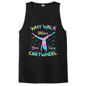 Why Walk When You Can Cartwheel Gymnast Gymnastic Tumbling PosiCharge Competitor Tank