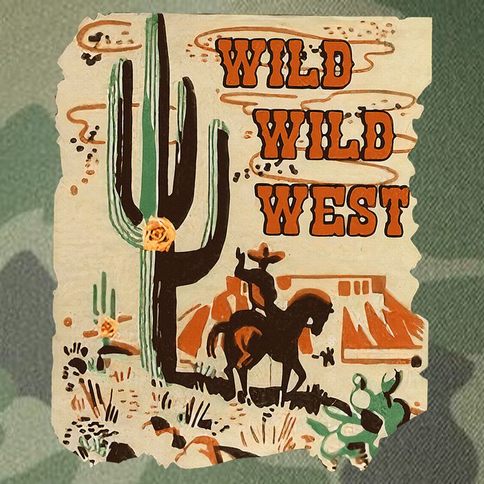 Wild Wild West Western Life Southwest Desert Vibes Cactus Legacy Tie Dye Trucker Hat