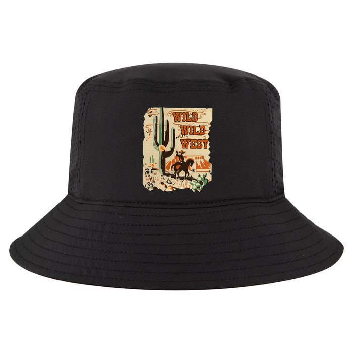 Wild Wild West Western Life Southwest Desert Vibes Cactus Cool Comfort Performance Bucket Hat