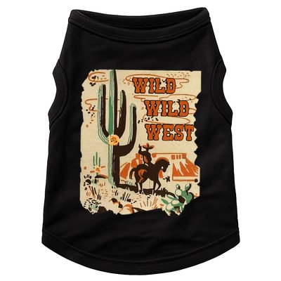 Wild Wild West Western Life Southwest Desert Vibes Cactus Doggie Tank