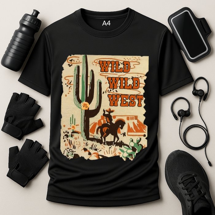 Wild Wild West Western Life Southwest Desert Vibes Cactus Performance Shirt