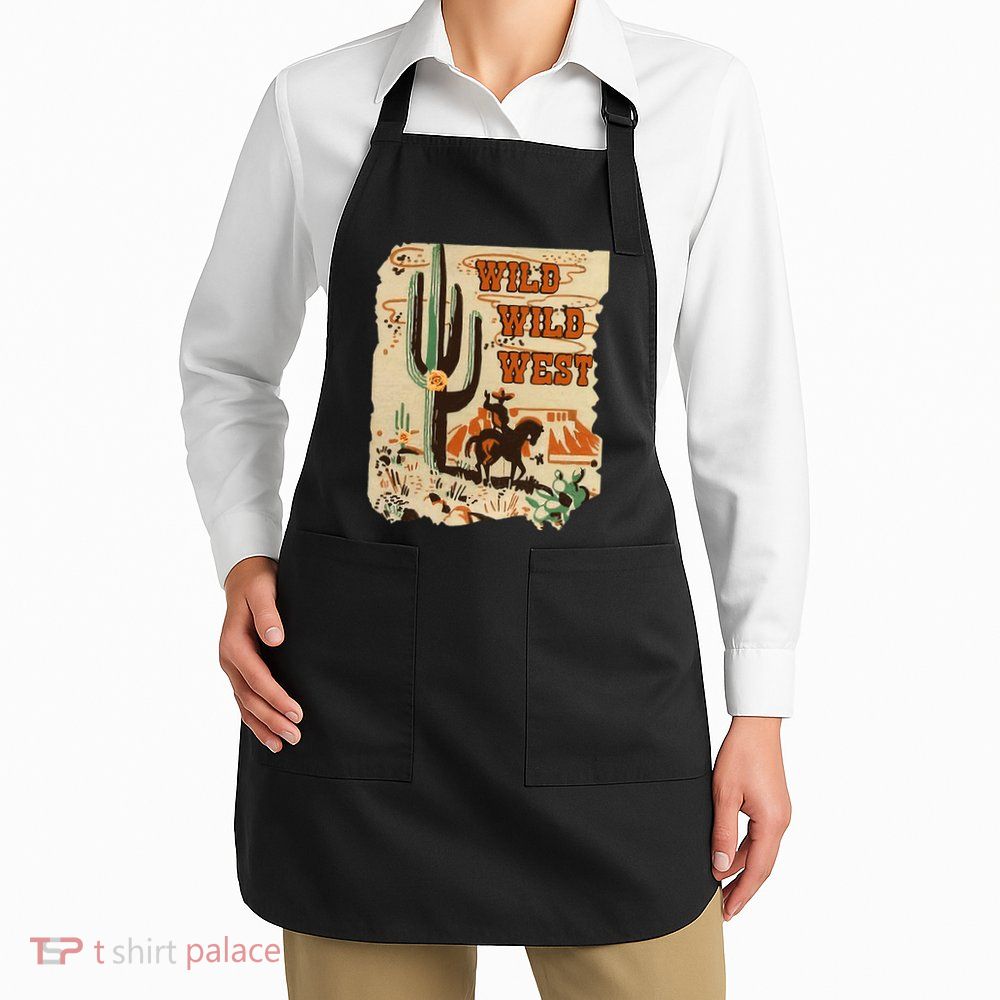 Wild Wild West Western Life Southwest Desert Vibes Cactus Apron