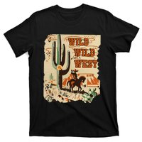 Wild Wild West Western Life Southwest Desert Vibes Cactus T-Shirt