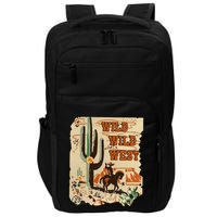 Wild Wild West Western Life Southwest Desert Vibes Cactus Impact Tech Backpack