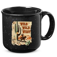 Wild Wild West Western Life Southwest Desert Vibes Cactus 15oz Campfire Ceramic Mug