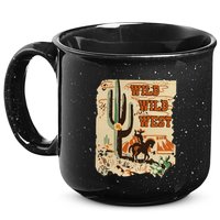 Wild Wild West Western Life Southwest Desert Vibes Cactus 15oz Campfire Ceramic Mug