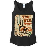 Wild Wild West Western Life Southwest Desert Vibes Cactus Ladies Essential Tank