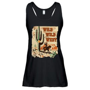 Wild Wild West Western Life Southwest Desert Vibes Cactus Ladies Essential Flowy Tank