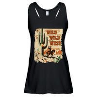 Wild Wild West Western Life Southwest Desert Vibes Cactus Ladies Essential Flowy Tank